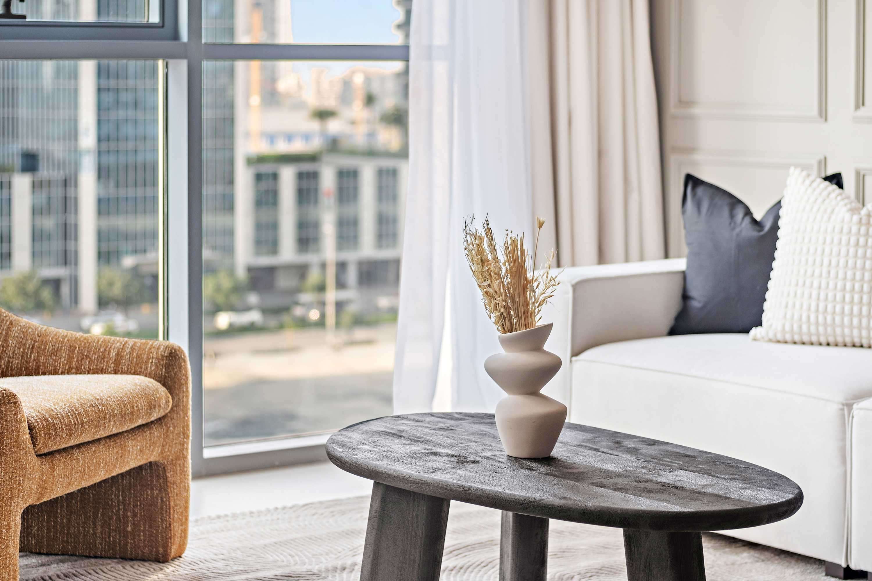 شقة فاخرة بغرفة نوم واحدة في برج بيلفيو، وسط المدينة